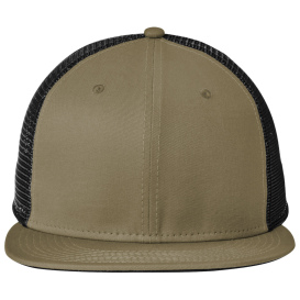 New Era NE4030 Standard Fit Snapback Trucker Cap - Olive/Black