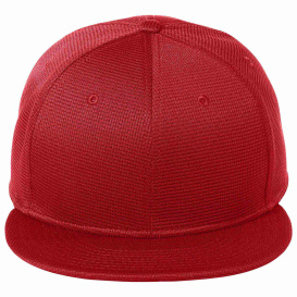 New Era NE409 Pivot Flat Bill Snapback Cap - Scarlet