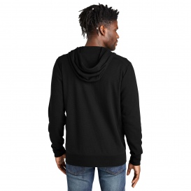 New Era NEA141 Thermal Full-Zip Hoodie - Black