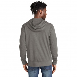 New Era NEA141 Thermal Full-Zip Hoodie - Shadow Grey Heather