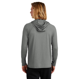 New Era NEA229 Power Long Sleeve Hoodie - Shadow Grey Heather