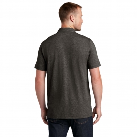 New Era NEA301 Slub Twist Polo - Black Twist