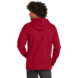 New Era NEA550 Comeback Fleece Pullover Hoodie - Crimson