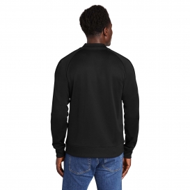 New Era NEA650 New Era Track Jacket - Black/Black