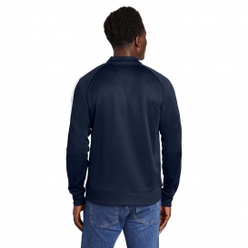 New Era NEA650 New Era Track Jacket - True Navy/White