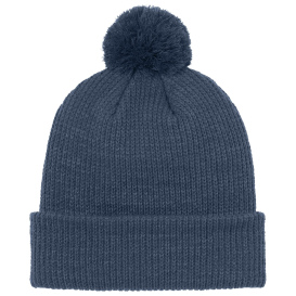 The North Face NF0A7RGI Pom Beanie - Shady Blue