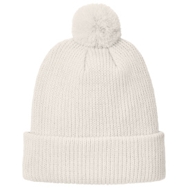 The North Face NF0A7RGI Pom Beanie - Vintage White