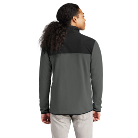 The North Face NF0A7V4L Glacier 1/4-Zip Fleece - Asphalt Grey/TNF Black