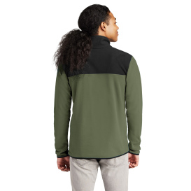 The North Face NF0A7V4L Glacier 1/4-Zip Fleece - New Taupe Green/TNF Black