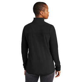 The North Face NF0A7V4M Ladies Glacier 1/4-Zip Fleece - TNF Black