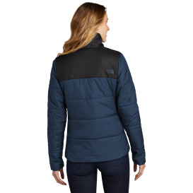 The North Face NF0A7V6K Ladies Chest Logo Everyday Insulated Jacket - Shady Blue