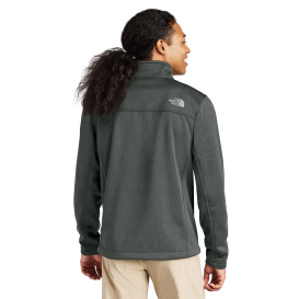 The North Face NF0A88D5 Chest Logo Ridgewall Soft Shell Jacket - TNF Dark Grey Heather