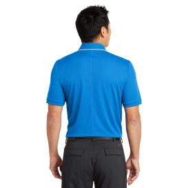 Nike NKAA1849 Dri-FIT Edge Tipped Polo - Blue Sapphire/White