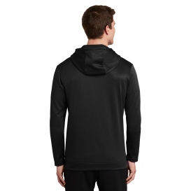 Nike NKAH6259 Therma-FIT Full-Zip Fleece Hoodie - Black