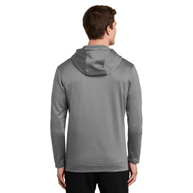 Nike NKAH6259 Therma-FIT Full-Zip Fleece Hoodie - Dark Grey Heather