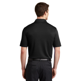 Nike NKAH6266 Dri-FIT Hex Textured Polo - Black