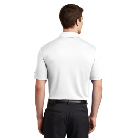 Nike NKAH6266 Dri-FIT Hex Textured Polo - White