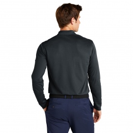 Nike NKDC2104 Dri-FIT Micro Pique 2.0 Long Sleeve Polo - Anthracite