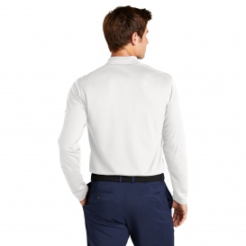Nike NKDC2104 Dri-FIT Micro Pique 2.0 Long Sleeve Polo - White