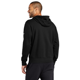 Nike NKDR1499 Club Fleece Sleeve Swoosh Pullover Hoodie - Black