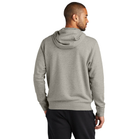 Nike NKDR1513 Club Fleece Sleeve Swoosh Full-Zip Hoodie - Dark Grey Heather