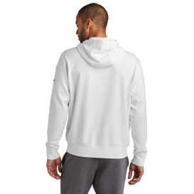 Nike NKDR1513 Club Fleece Sleeve Swoosh Full-Zip Hoodie - White