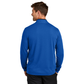 Nike NKDX6702 Textured 1/2-Zip Cover-Up - Gym Blue