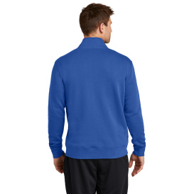 Nike NKDX6718 Club Fleece Sleeve Swoosh 1/2-Zip - Game Royal