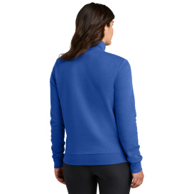 Nike NKDX6720 Club Fleece Sleeve Swoosh 1/2-Zip - Game Royal