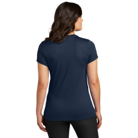 Nike NKDX8734 Ladies Swoosh Sleeve rLegend Tee - College Navy