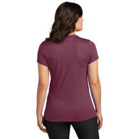 Nike NKDX8734 Ladies Swoosh Sleeve rLegend Tee - Deep Maroon