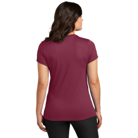 Nike NKDX8734 Ladies Swoosh Sleeve rLegend Tee - Team Maroon