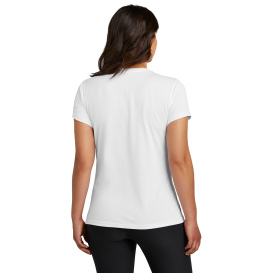 Nike NKDX8734 Ladies Swoosh Sleeve rLegend Tee - White
