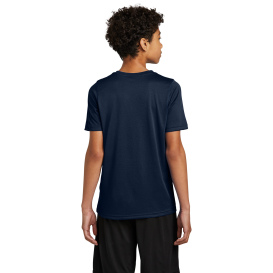 Nike NKDX8787 Youth Swoosh Sleeve rLegend Tee - College Navy