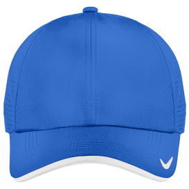 Nike NKFB6445 Dri-FIT Perforated Performance Cap - Game Royal/White