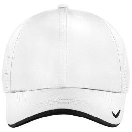 Nike NKFB6445 Dri-FIT Perforated Performance Cap - White/Black