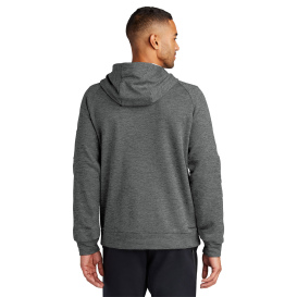Nike NKFD9742 Therma-FIT Pocket 1/4-Zip Fleece Hoodie - Charcoal Heather
