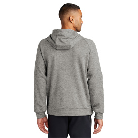 Nike NKFD9742 Therma-FIT Pocket 1/4-Zip Fleece Hoodie - Dark Grey Heather