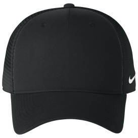 Nike NKFN9893 Snapback Mesh Trucker Cap - Black/Black