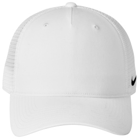 Nike NKFN9893 Snapback Mesh Trucker Cap - White/White