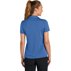 Nike NKFQ4793 Ladies Dri-FIT Smooth Heather Polo - Game Royal Heather