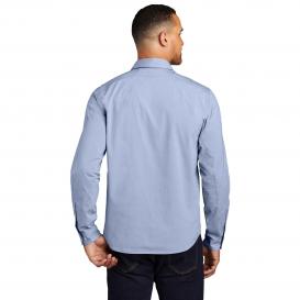 OGIO OG1002 Commuter Woven Shirt - Metal Blue Heather