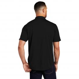 OGIO OG141 Gravitate Full-Button Polo - Blacktop