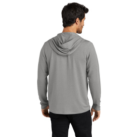OGIO OG826 Luuma Flex Hooded Henley - Petrol Grey Heather