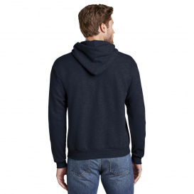 Hanes P170 EcoSmart Pullover Hooded Sweatshirt - Heather Navy