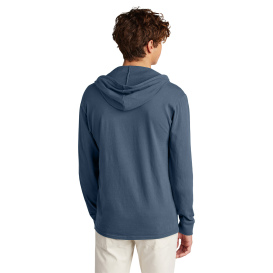 Port & Company PC099H Beach Wash Garment-Dyed Pullover Hooded Tee - Denim Blue