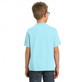 Port & Company PC099Y Youth Beach Wash Garment-Dyed Tee - Glacier