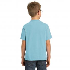 Port & Company PC099Y Youth Beach Wash Garment-Dyed Tee - Mist