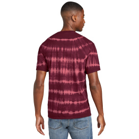 Port & Company PC142 Tie-Dye Tee - Merlot/Burgundy