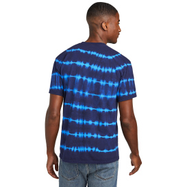 Port & Company PC142 Tie-Dye Tee - Turquoise/Team Navy